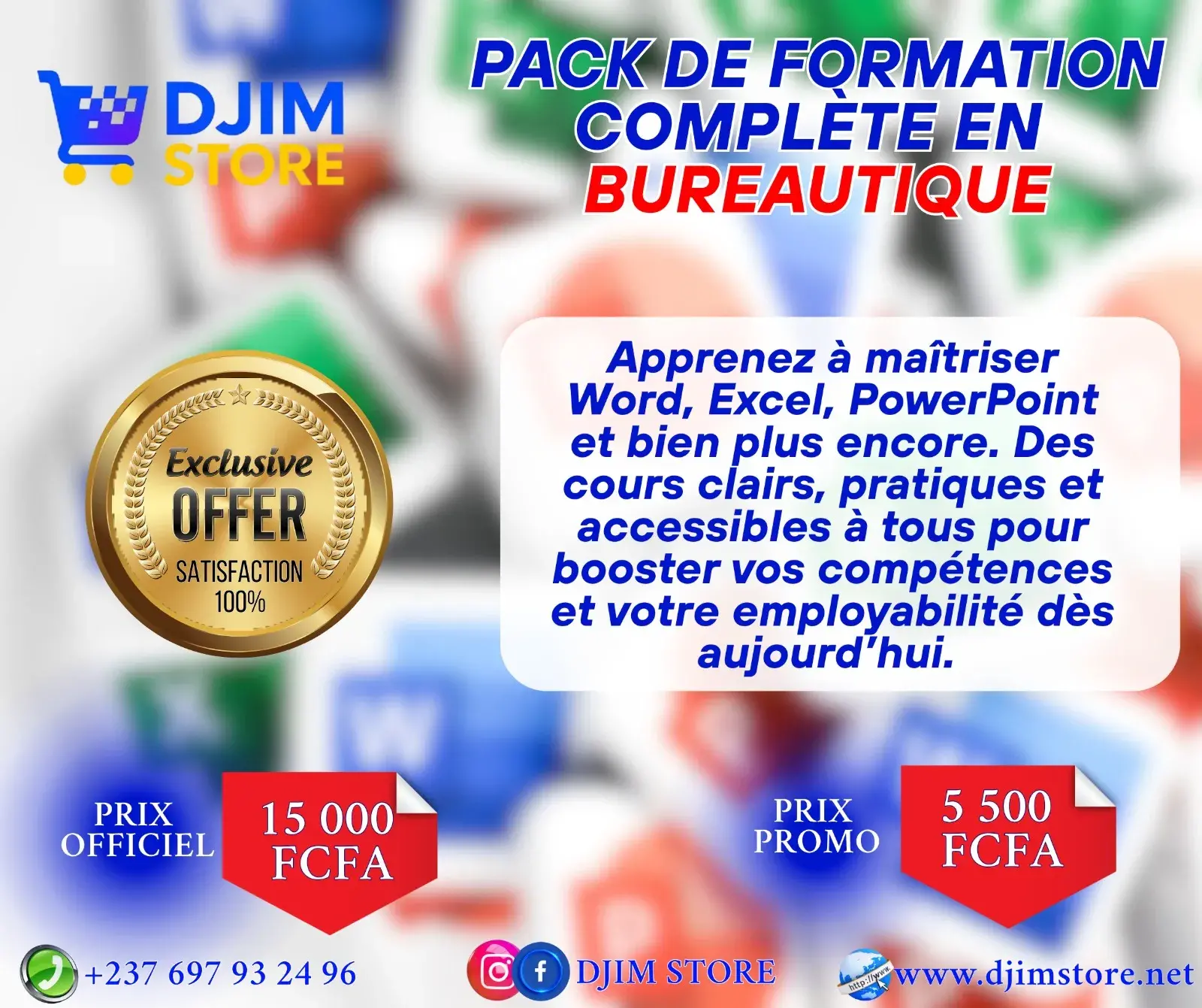 PACK DE FORMATION EN BUREAUTIQUE