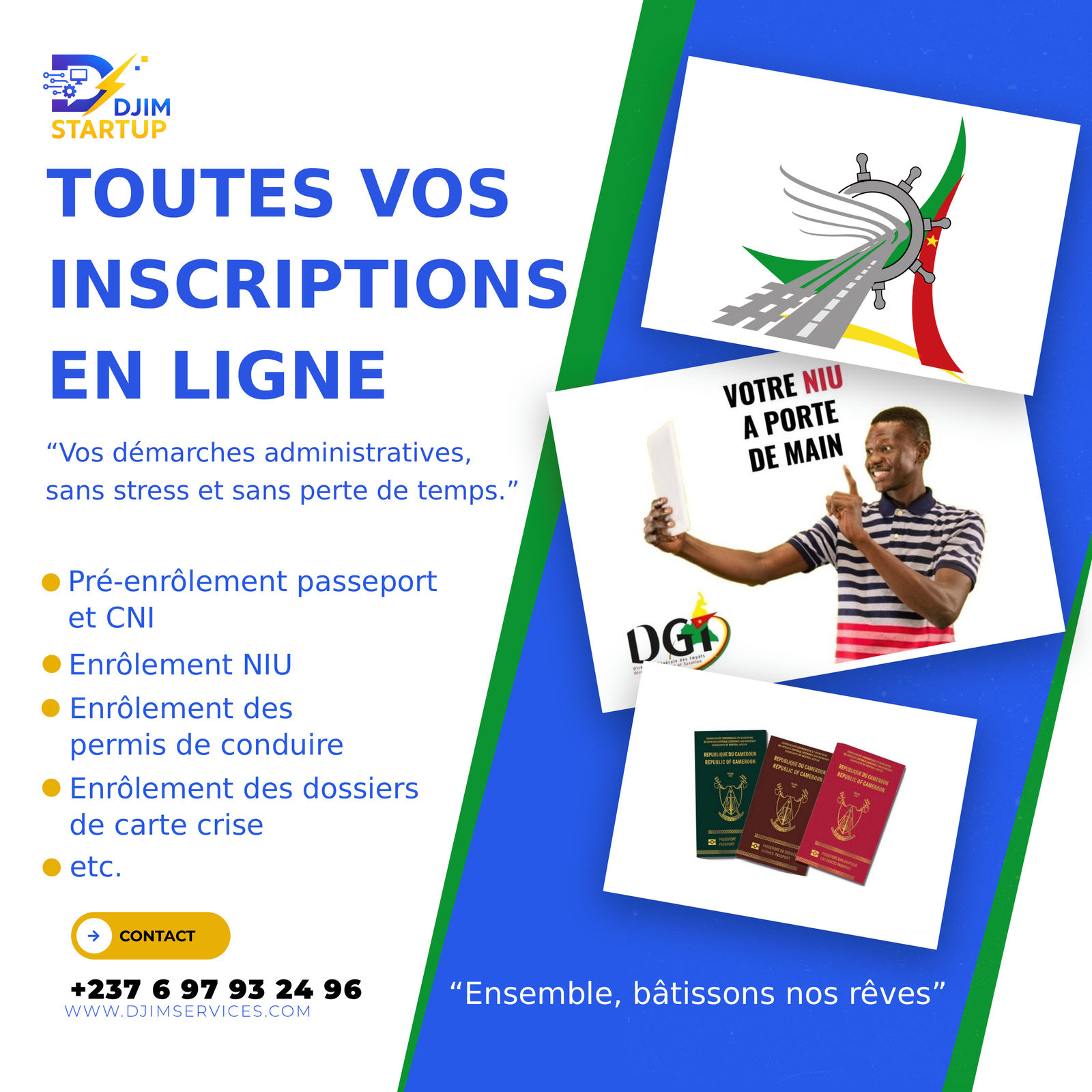 Inscription en ligne